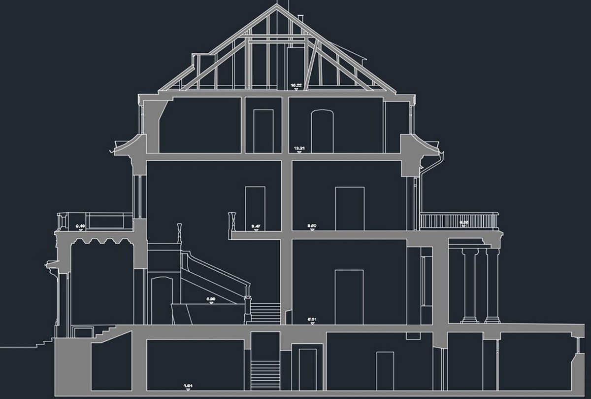 2D-CAD-Zeichnung